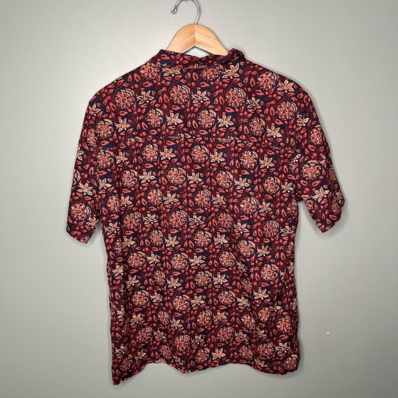 GAP Linen Cotton Vacay Shirt - Tropical Paisley - Picture 4 of 13